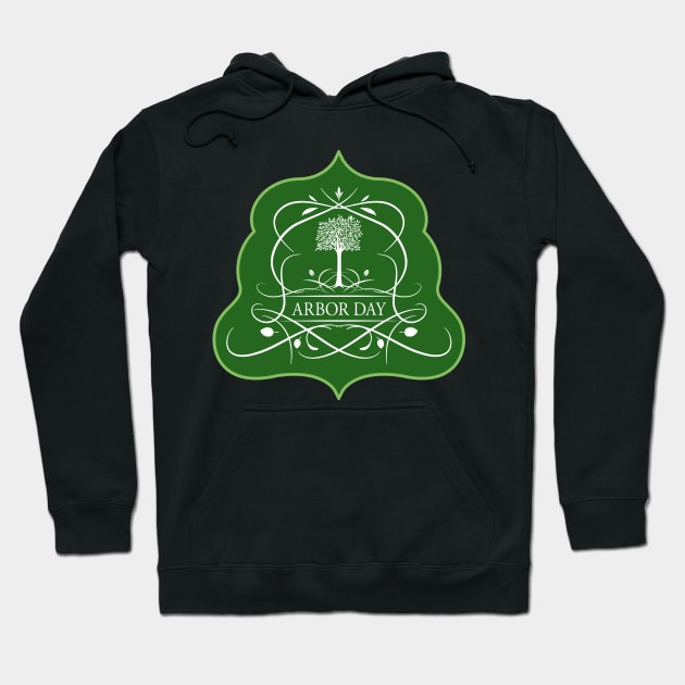 Arbor Day Crest Hoodie by SWON Design